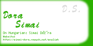 dora simai business card